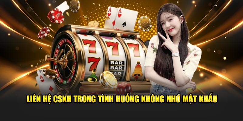 Liên hệ CSKH trong tình huống không nhớ mật khẩu 